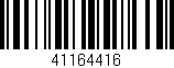 Código de barras (EAN, GTIN, SKU, ISBN): '41164416'