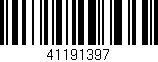 Código de barras (EAN, GTIN, SKU, ISBN): '41191397'