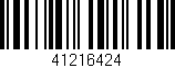 Código de barras (EAN, GTIN, SKU, ISBN): '41216424'