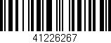 Código de barras (EAN, GTIN, SKU, ISBN): '41226267'