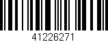 Código de barras (EAN, GTIN, SKU, ISBN): '41226271'