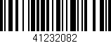 Código de barras (EAN, GTIN, SKU, ISBN): '41232082'