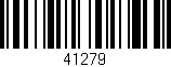 Código de barras (EAN, GTIN, SKU, ISBN): '41279'