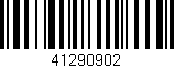 Código de barras (EAN, GTIN, SKU, ISBN): '41290902'