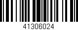 Código de barras (EAN, GTIN, SKU, ISBN): '41306024'