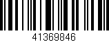 Código de barras (EAN, GTIN, SKU, ISBN): '41369846'
