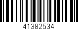 Código de barras (EAN, GTIN, SKU, ISBN): '41382534'