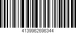 Código de barras (EAN, GTIN, SKU, ISBN): '4139962696344'