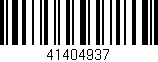 Código de barras (EAN, GTIN, SKU, ISBN): '41404937'