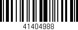 Código de barras (EAN, GTIN, SKU, ISBN): '41404988'