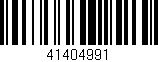 Código de barras (EAN, GTIN, SKU, ISBN): '41404991'