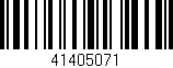 Código de barras (EAN, GTIN, SKU, ISBN): '41405071'