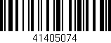 Código de barras (EAN, GTIN, SKU, ISBN): '41405074'