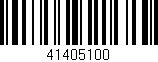 Código de barras (EAN, GTIN, SKU, ISBN): '41405100'