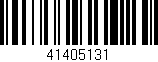 Código de barras (EAN, GTIN, SKU, ISBN): '41405131'