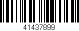 Código de barras (EAN, GTIN, SKU, ISBN): '41437899'