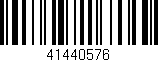 Código de barras (EAN, GTIN, SKU, ISBN): '41440576'