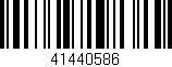 Código de barras (EAN, GTIN, SKU, ISBN): '41440586'