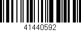 Código de barras (EAN, GTIN, SKU, ISBN): '41440592'