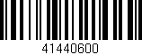Código de barras (EAN, GTIN, SKU, ISBN): '41440600'