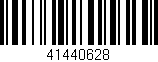 Código de barras (EAN, GTIN, SKU, ISBN): '41440628'