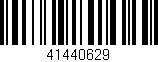 Código de barras (EAN, GTIN, SKU, ISBN): '41440629'