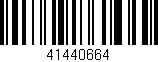 Código de barras (EAN, GTIN, SKU, ISBN): '41440664'