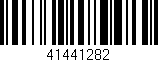 Código de barras (EAN, GTIN, SKU, ISBN): '41441282'