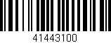 Código de barras (EAN, GTIN, SKU, ISBN): '41443100'