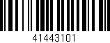 Código de barras (EAN, GTIN, SKU, ISBN): '41443101'