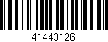 Código de barras (EAN, GTIN, SKU, ISBN): '41443126'