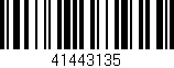 Código de barras (EAN, GTIN, SKU, ISBN): '41443135'