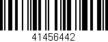 Código de barras (EAN, GTIN, SKU, ISBN): '41456442'