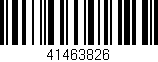 Código de barras (EAN, GTIN, SKU, ISBN): '41463826'