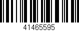 Código de barras (EAN, GTIN, SKU, ISBN): '41465595'