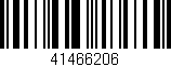 Código de barras (EAN, GTIN, SKU, ISBN): '41466206'