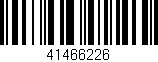 Código de barras (EAN, GTIN, SKU, ISBN): '41466226'