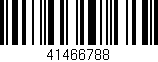 Código de barras (EAN, GTIN, SKU, ISBN): '41466788'