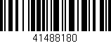 Código de barras (EAN, GTIN, SKU, ISBN): '41488180'