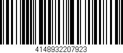 Código de barras (EAN, GTIN, SKU, ISBN): '4148932207923'