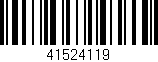 Código de barras (EAN, GTIN, SKU, ISBN): '41524119'