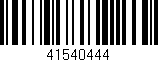 Código de barras (EAN, GTIN, SKU, ISBN): '41540444'