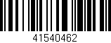 Código de barras (EAN, GTIN, SKU, ISBN): '41540462'