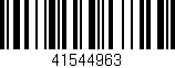 Código de barras (EAN, GTIN, SKU, ISBN): '41544963'