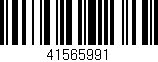 Código de barras (EAN, GTIN, SKU, ISBN): '41565991'