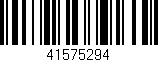 Código de barras (EAN, GTIN, SKU, ISBN): '41575294'