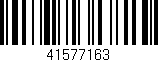 Código de barras (EAN, GTIN, SKU, ISBN): '41577163'