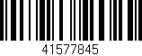 Código de barras (EAN, GTIN, SKU, ISBN): '41577845'
