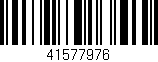 Código de barras (EAN, GTIN, SKU, ISBN): '41577976'