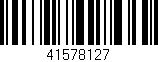Código de barras (EAN, GTIN, SKU, ISBN): '41578127'